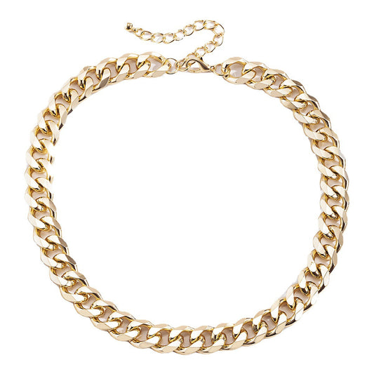 Fashion Geometric Snake Bone Chain Design Necklace
